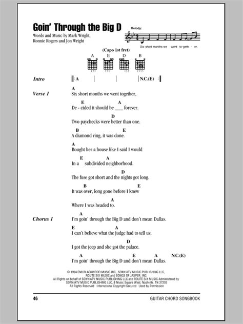 going thru the big d lyrics|goin' through the big d lyrics.